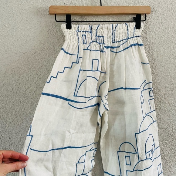 Trousers Posaposa Santorini Outline Embroidered Pants - Picture 5 of 16